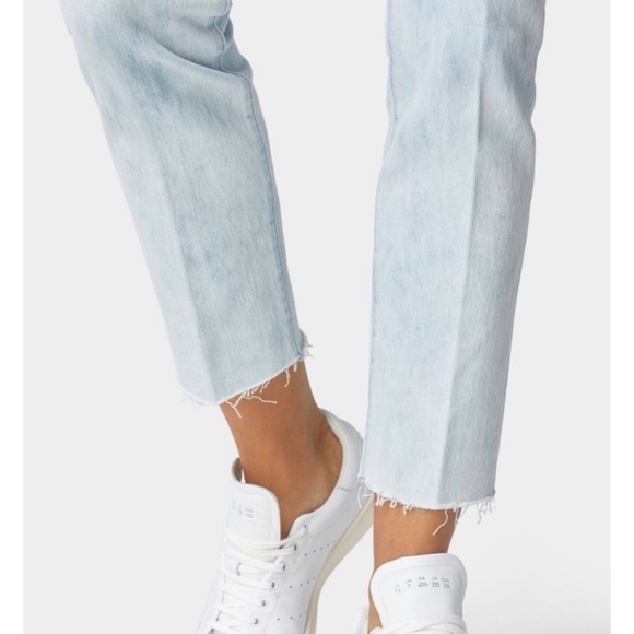 FRAME DENIM • Cloud Blue Tie Dye Le High Straight Leg Jeans - Picture 3 of 16